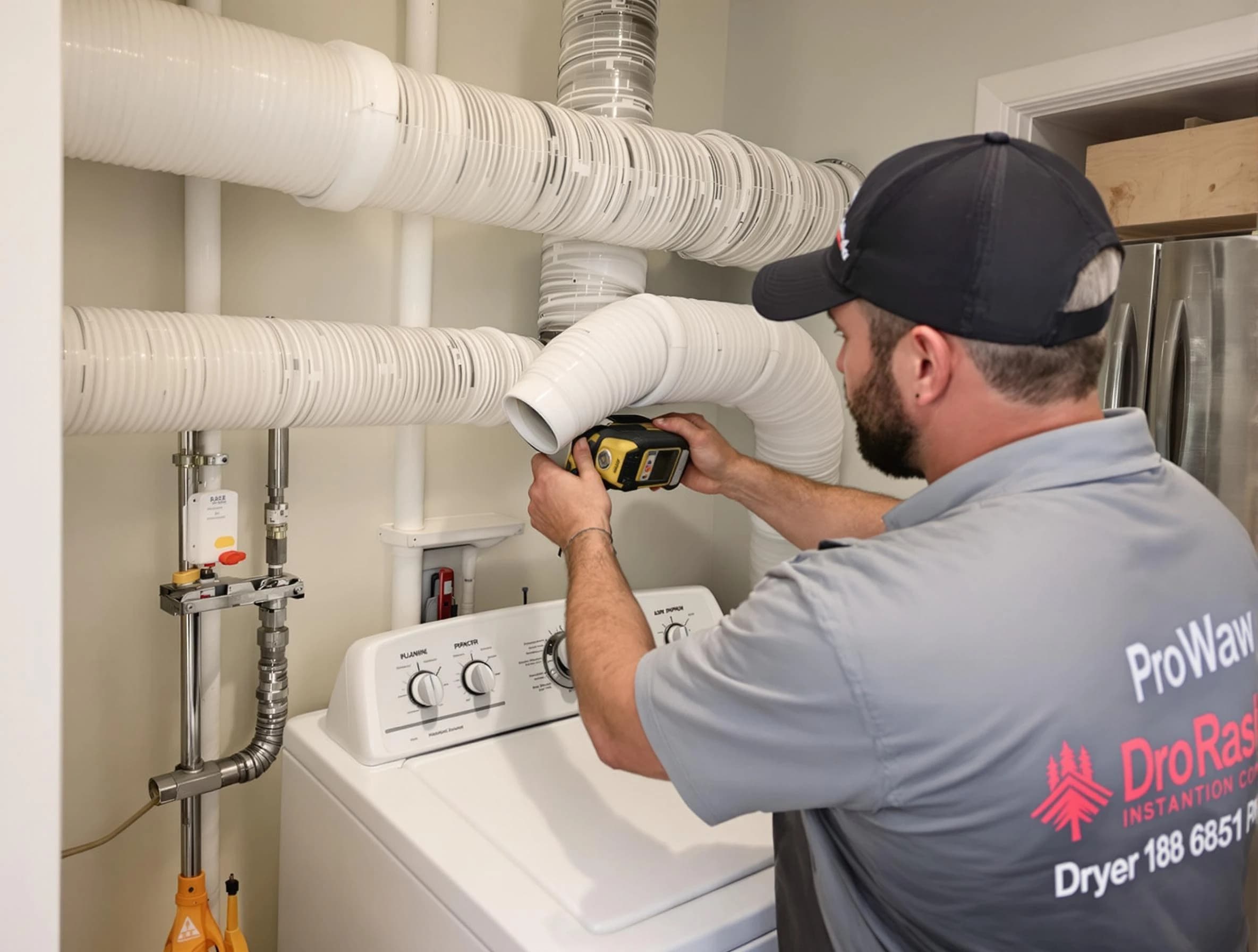 Professional dryer vent hose installation by Newcastle Dryer Vent Cleaning in Newcastle