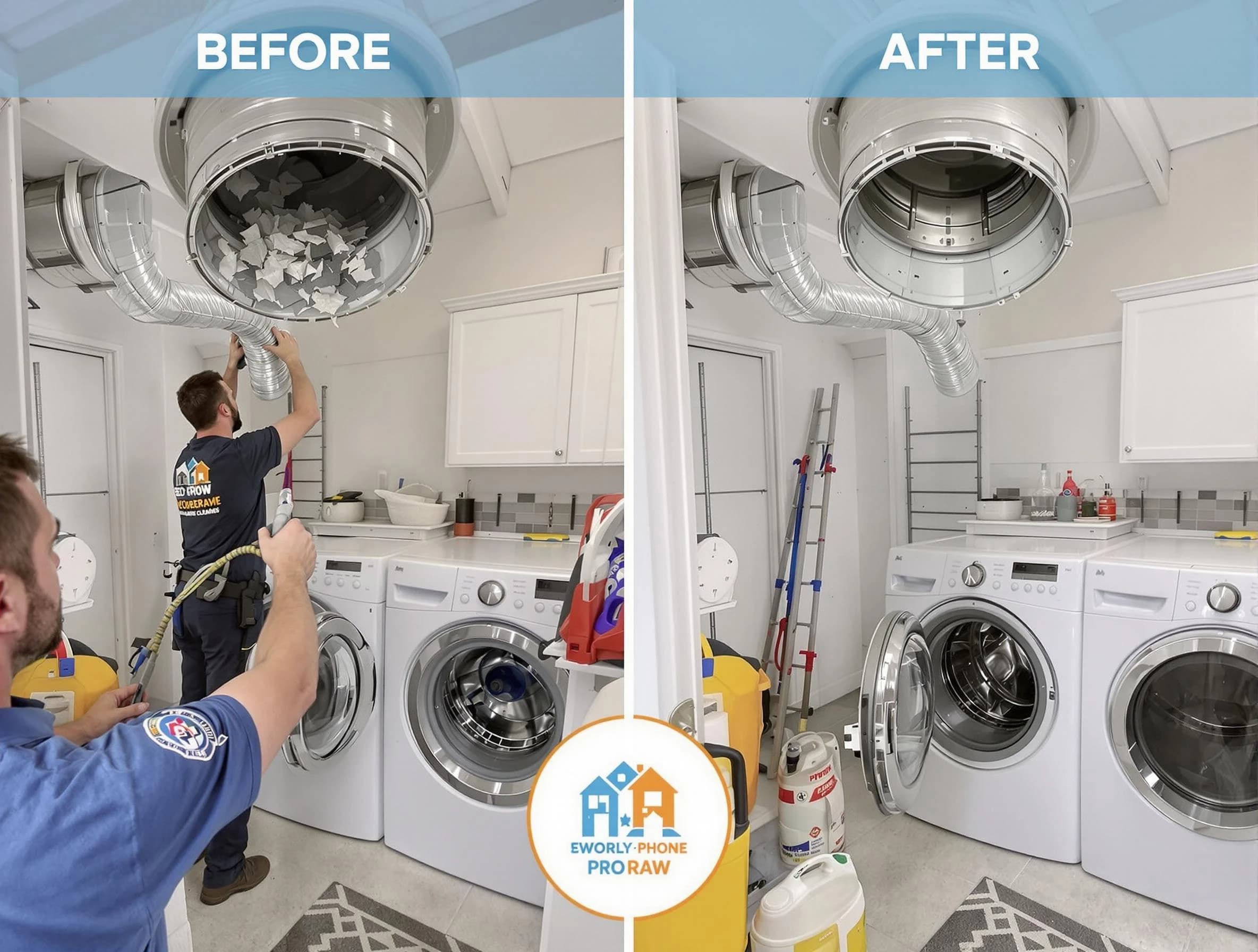 Residential dryer vent cleaning by Newcastle Dryer Vent Cleaning in Newcastle