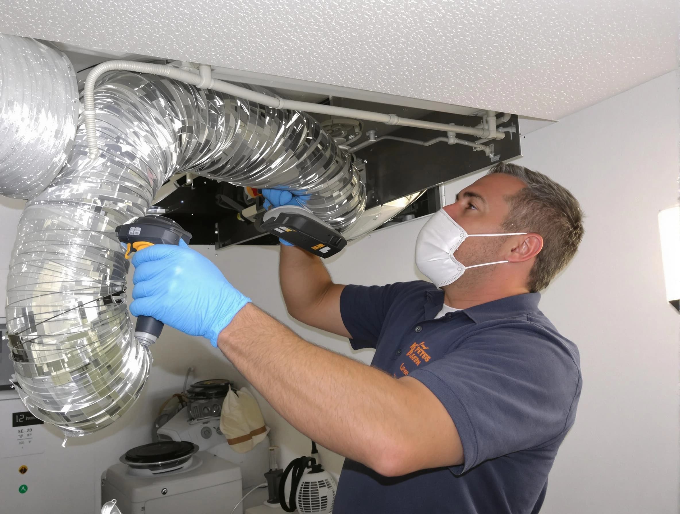 Newcastle Dryer Vent Cleaning professional performing thorough residential dryer vent cleaning in Newcastle