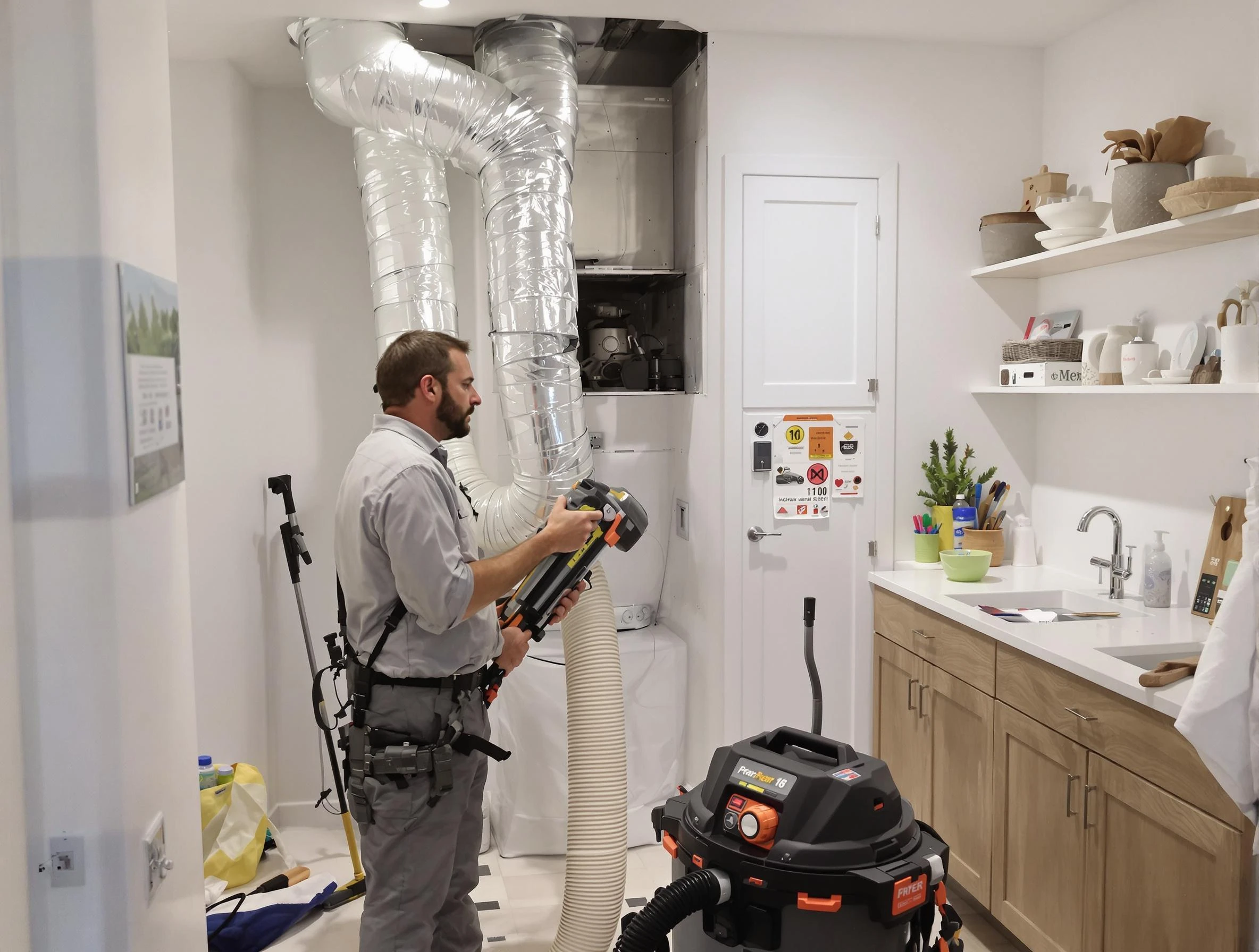 Clogged Dryer Vent Cleaning in Newcastle