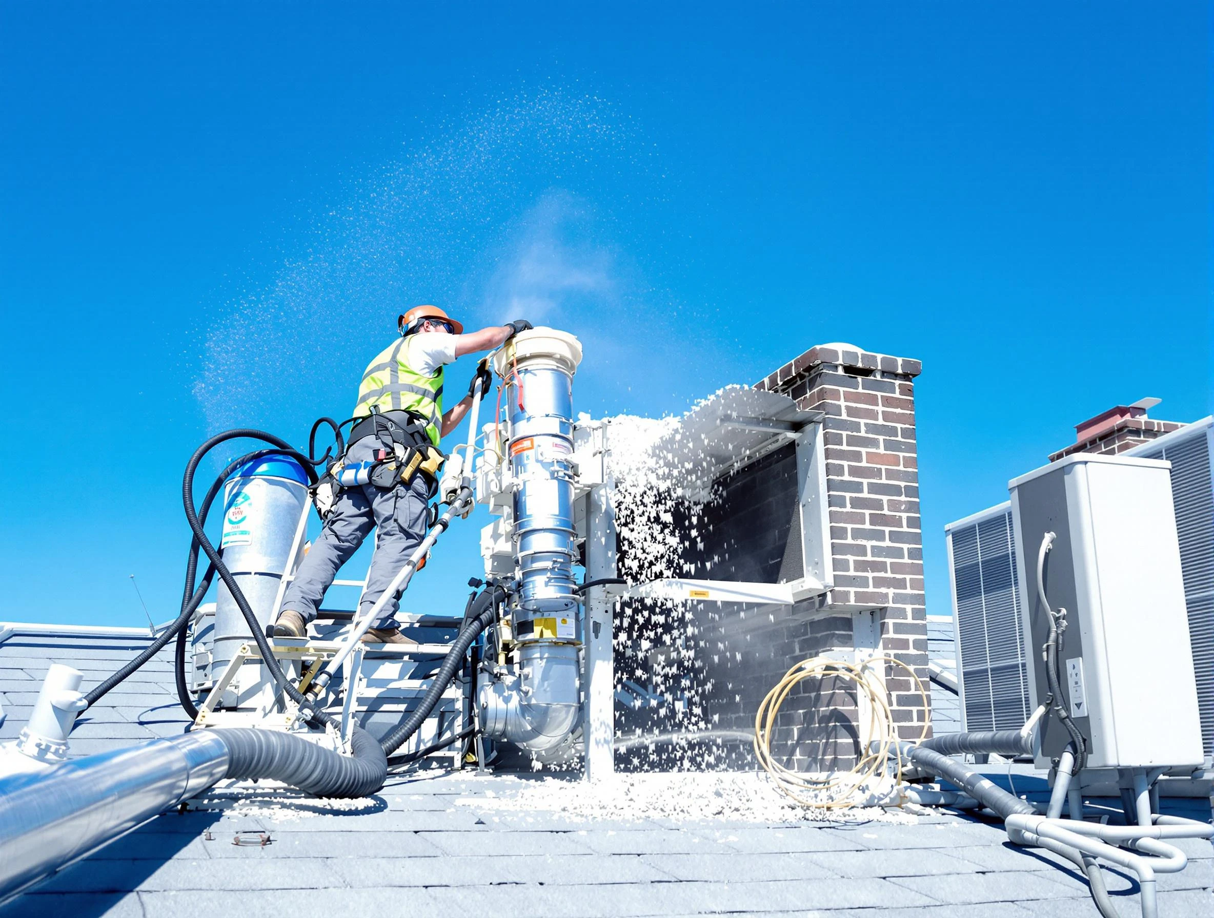 Expert roof dryer vent cleaning by Newcastle Dryer Vent Cleaning in Newcastle