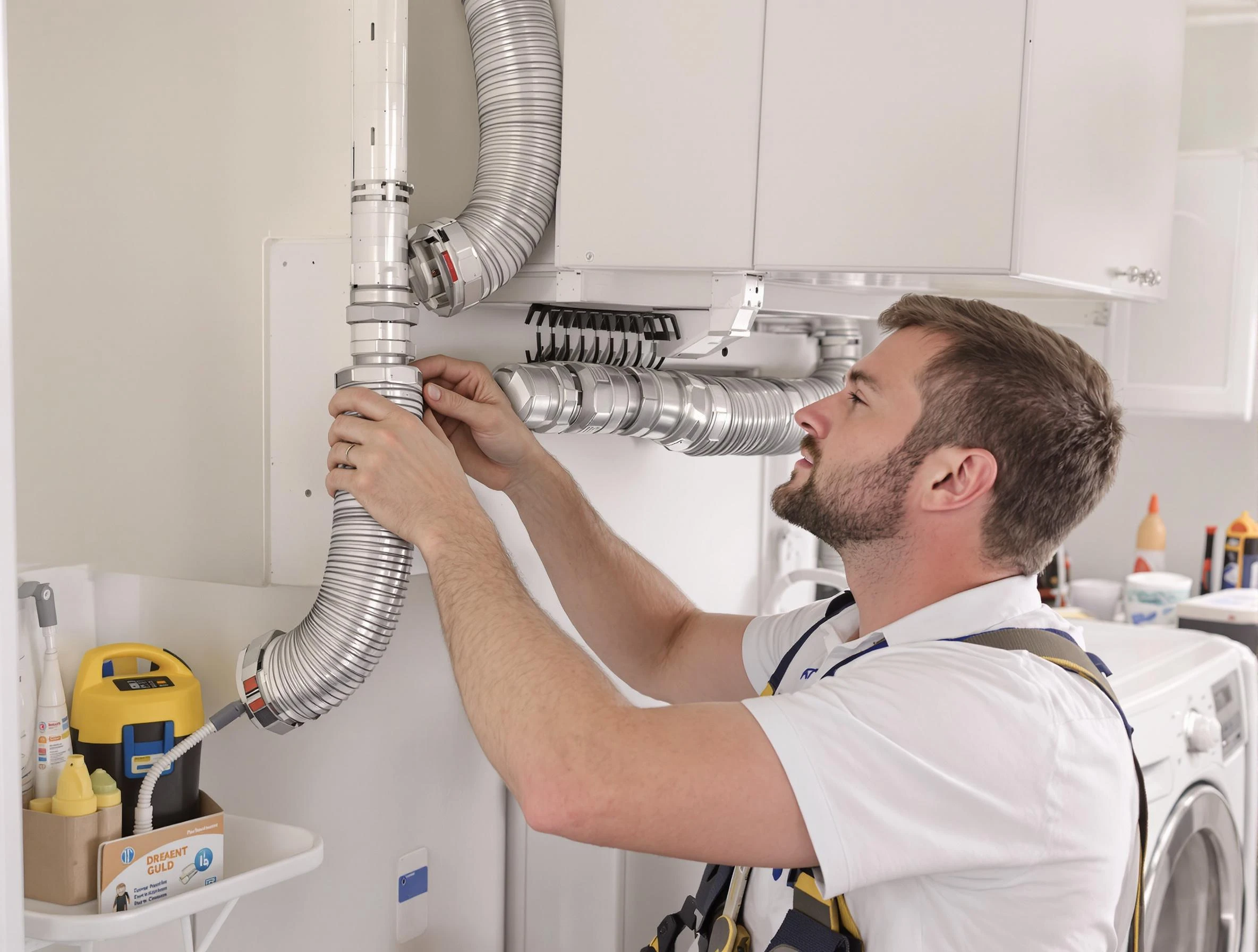 Professional dryer vent repair and installation by Newcastle Dryer Vent Cleaning in Newcastle